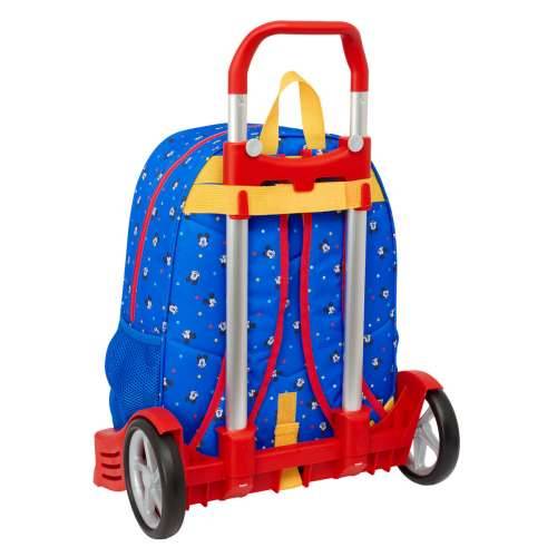 Školski Ruksak s Kotačima Mickey Mouse Clubhouse Good day Plava 33 x 42 x 14 cm Cijena