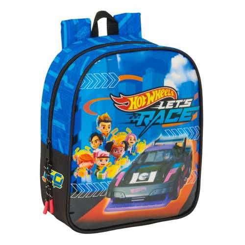 Školski Ruksak Hot Wheels Let’s race Plava Crna 22 x 27 x 10 cm Cijena
