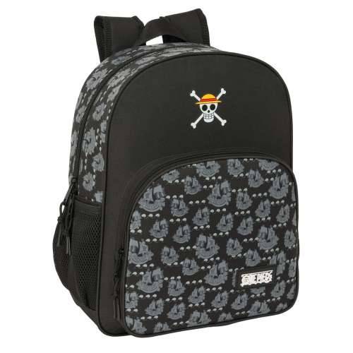 Školski Ruksak One Piece Pirates Crna 32 x 38 x 12 cm Cijena