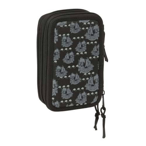 Trodijelna Pernica One Piece Pirates Crna 12,5 x 19,5 x 5,5 cm 37 Dijelovi Cijena