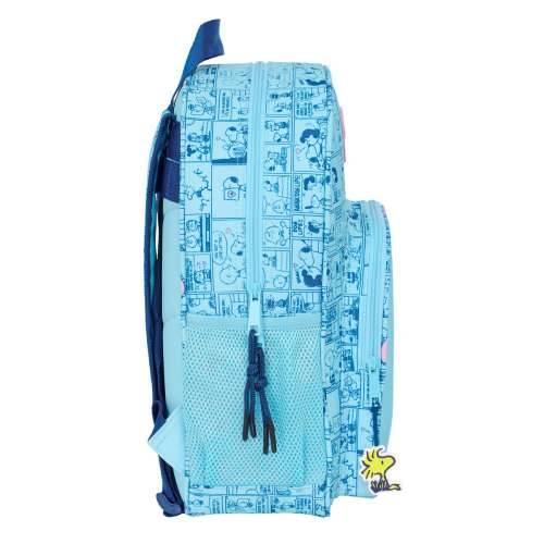 Školski Ruksak Snoopy Love Plava 32 x 38 x 12 cm Cijena