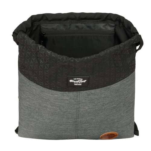 Torba-ruksak s Trakama BlackFit8 Old school Crna Siva 35 x 40 x 1 cm Cijena