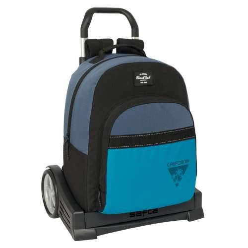 Školski Ruksak s Kotačima BlackFit8 California Plava Crna 32 x 42 x 15 cm Cijena