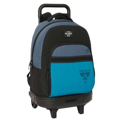 Školski Ruksak s Kotačima BlackFit8 California Plava Crna 33 x 45 x 22 cm Cijena