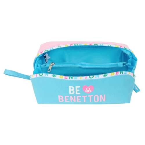 Torbica Benetton Unique Roza Turkizno 20 x 8 x 8 cm Cijena