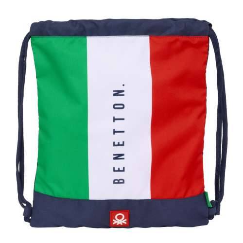 Torba-ruksak s Trakama Benetton Flag Mornarsko plava 35 x 40 x 1 cm Cijena