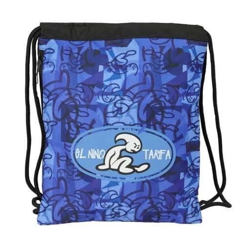 Torba-ruksak s Trakama El Niño Roller Plava Crna 35 x 40 x 1 cm Cijena