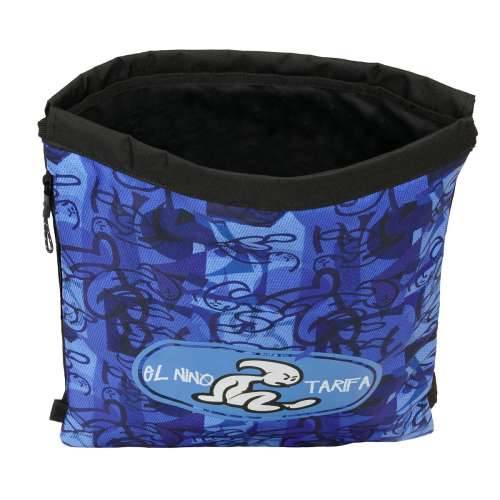 Torba-ruksak s Trakama El Niño Roller Plava Crna 35 x 40 x 1 cm Cijena