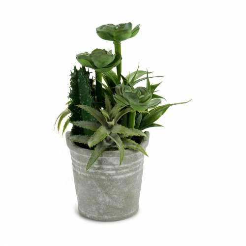 Ukrasna Biljka Ibergarden XD18-1182A-B Plastika Cement 15 x 24 x 15 cm (12 kom.) Cijena