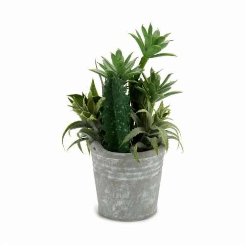 Ukrasna Biljka Ibergarden XD18-1182A-B Plastika Cement 15 x 24 x 15 cm (12 kom.) Cijena