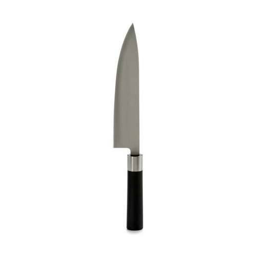 Kuhinjski Nož Kinvara KT11-5604S01 Crna Srebrna Nehrđajući Čelik Plastika 5 x 33,5 x 2,3 cm (12 kom.) Cijena