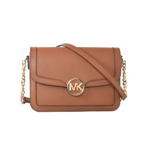 Torba na Rame Michael Kors Leida Smeđa 23 x 17 x 6 cm Cijena