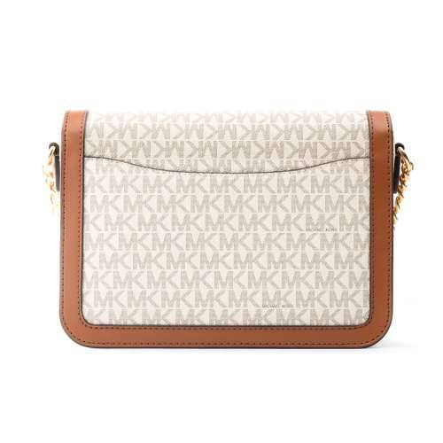 Torba na Rame Michael Kors Leida Bež 34 x 27 x 9 cm Cijena