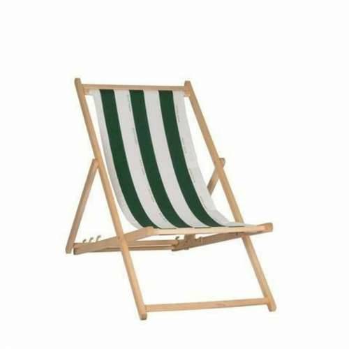 Pludmales guļamkrēsls Jardin Prive Cancale Crte Bijela/Zelena bukovina (132 x 55 x 35 cm) Cijena