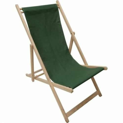 Pludmales guļamkrēsls Jardin Prive Zelena 132 x 55 x 35 cm bukovina Cijena