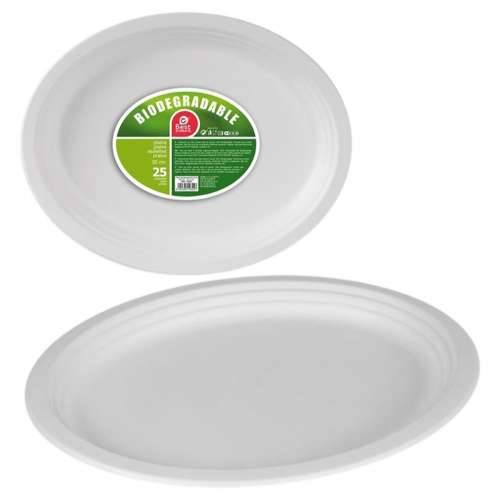 Set tanjura Best Products Green Šećerna trska ø 32 cm Biorazgradivo Jednokratne 25 kom. Cijena