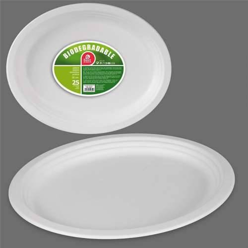 Set tanjura Best Products Green Šećerna trska ø 32 cm Biorazgradivo Jednokratne 25 kom. Cijena