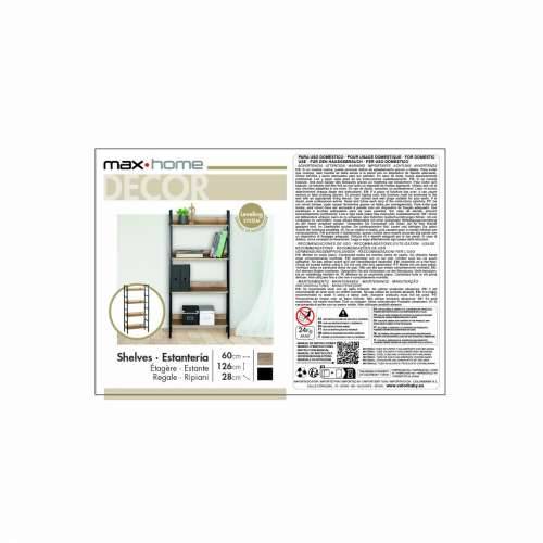 Polica Max Home Čelik Melamin iverica 60 x 126 x 28 cm Cijena