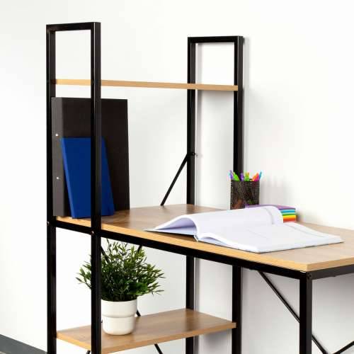 Stol s policom Max Home Čelik Melamin iverica 100 x 120 x 52 cm Cijena