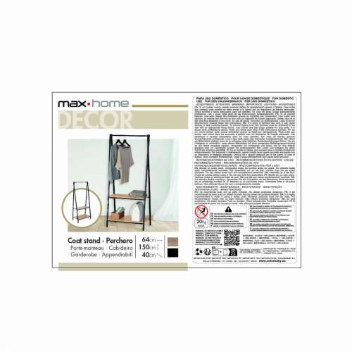 Vješalica za kapute s policom Max Home Čelik Melamin iverica Minimalistički 64 x 150 x 40 cm Cijena
