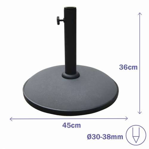 Bază pentru Umbrelă de Soare Marbueno Siva 45 x 36 x 45 cm Okruglo Cijena