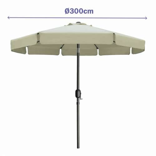 Saulessargs Marbueno Bež Ø 300 cm Cijena
