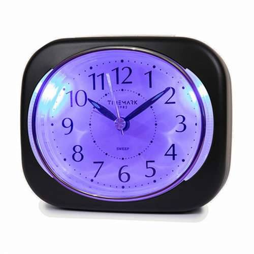 Analogna Budilica Timemark 10 x 8,5 x 4 cm Crna Plastika Klasični Cijena