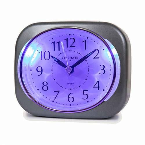 Analogna Budilica Timemark 10 x 8,5 x 4 cm Siva Plastika Cijena