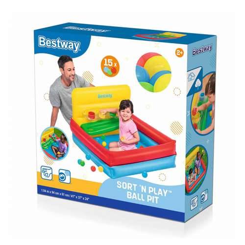 Bazen s Lopticama Bestway Sort’N Play 94 x 104 x 61 cm Cijena