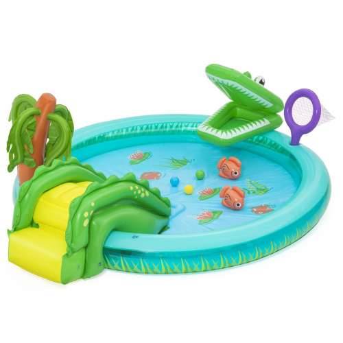 Dječiji bazen na napuhavanje Bestway Crocodile Cove 224 x 181 x 72 cm Cijena