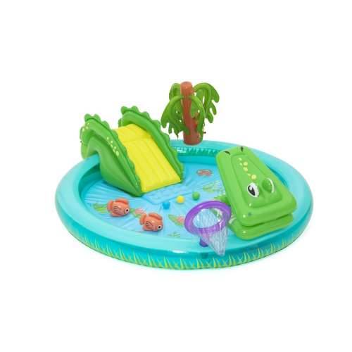 Dječiji bazen na napuhavanje Bestway Crocodile Cove 224 x 181 x 72 cm Cijena