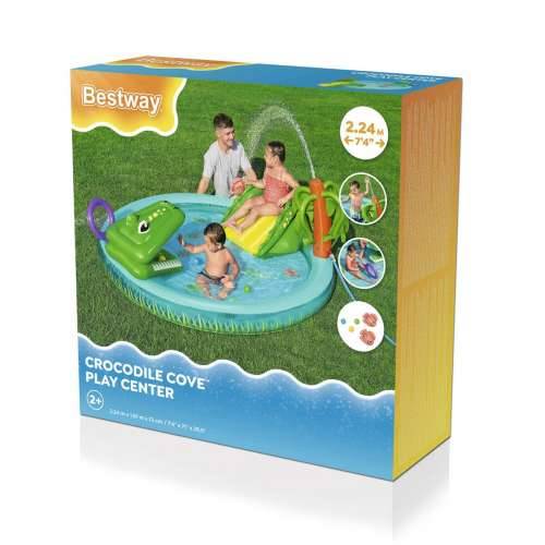 Dječiji bazen na napuhavanje Bestway Crocodile Cove 224 x 181 x 72 cm Cijena