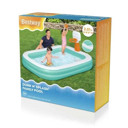 Dječiji bazen na napuhavanje Bestway Dunk N’Splash 251 x 168 x 102 cm Cijena