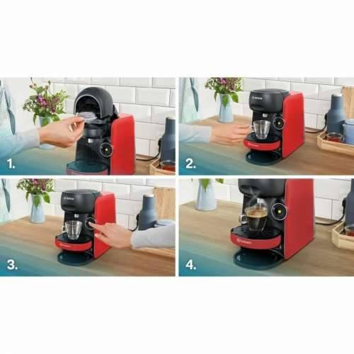 Aparat za Kavu u Kapsulama BOSCH TAS163E T16 Finesse Crna Crvena rouge 1400 W 700 ml Cijena