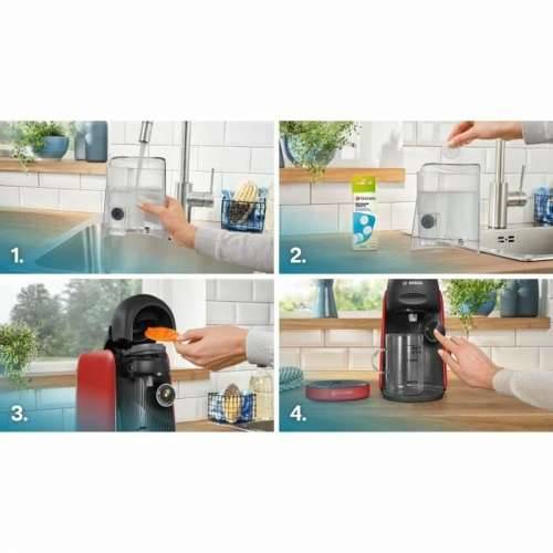 Aparat za Kavu u Kapsulama BOSCH TAS163E T16 Finesse Crna Crvena rouge 1400 W 700 ml Cijena