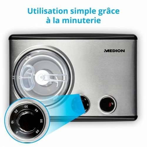 Uređaj za Pravljenje Sladoleda Medion Nehrđajući Čelik 150 W 1,5 L Cijena