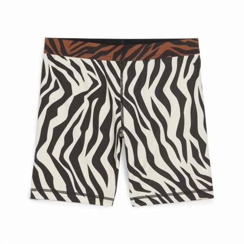 Ženske Sportske Tajice Puma Animal Remix 5” Bike Zebra Bijela Cijena