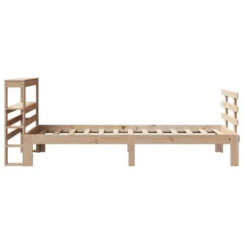 Okvir kreveta s uzglavljem 90 x 200 cm od masivne borovine Cijena