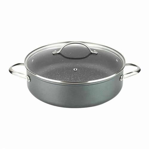 Duboka tava s poklopcem Fagor Siva Ø 28 cm Kovani Aluminij Cijena