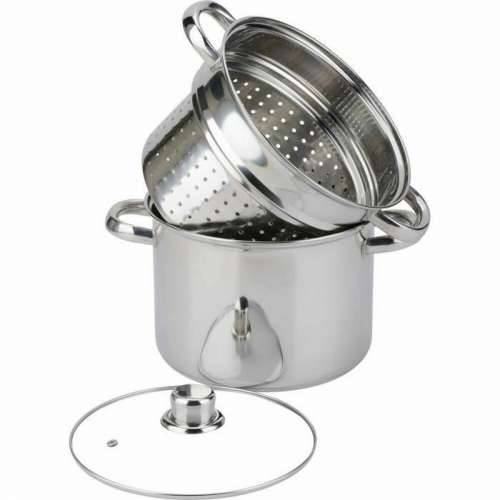 Posuda za kuhanje na paru s tavom Baumalu Ø 20 cm Metal Nehrđajući Čelik 5 L Cijena