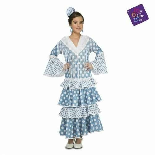 Svečana odjeća za djecu My Other Me Plesačica Flamenka Turkizno Cijena