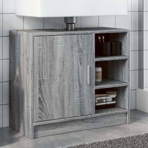 Ormarić za Lavabo - Umivaonik boja hrasta 63x29x55 cm konstruirano drvo - Sivi hrast sonoma 63 x 29 x 55 cm 1 Cijena