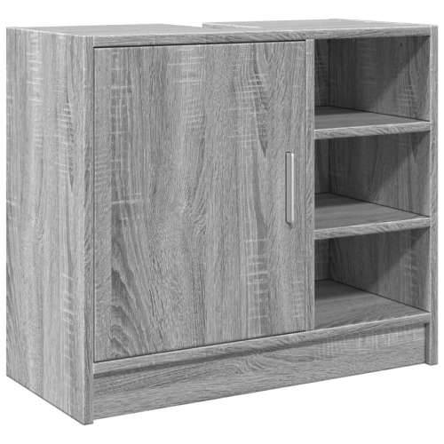 Ormarić za Lavabo - Umivaonik boja hrasta 63x29x55 cm konstruirano drvo - Sivi hrast sonoma 63 x 29 x 55 cm 1 Cijena