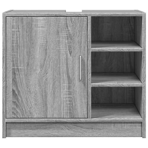 Ormarić za Lavabo - Umivaonik boja hrasta 63x29x55 cm konstruirano drvo - Sivi hrast sonoma 63 x 29 x 55 cm 1 Cijena