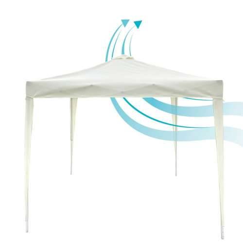 Sjenica Aktive 300 x 250 x 300 cm Tkanina Čelik Bijela Cijena
