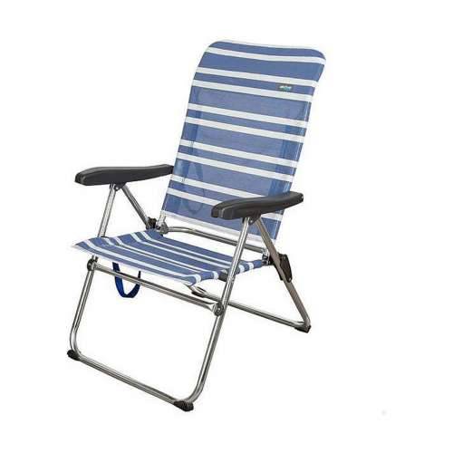 Stolica za za plažu Color Baby 61 x 63 x  93 cm Bijela Mornarsko plava Cijena