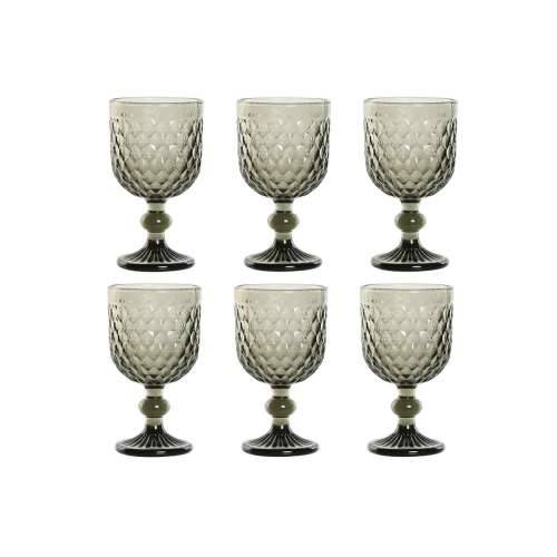 Set Čaša Home ESPRIT Siva Kristal 240 ml (6 kom.) Cijena