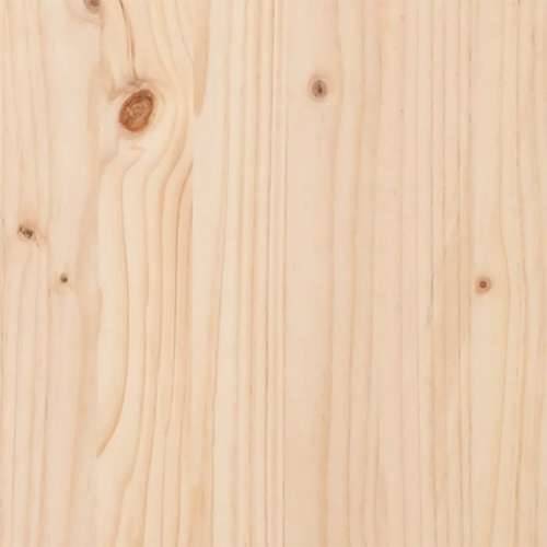 Krevet s regalom za knjige bez madraca 200 x 200 cm od borovine - Prirodna 200 x 200 cm Cijena