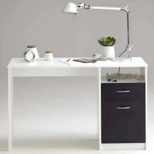 Pisaći stol FMD JACKSON  Bijela Crna 123 x 76,5 x 50 cm Drvo Cijena