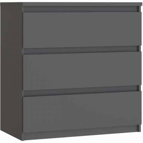Komoda CHELSEA  Siva Antracitna 77,2 x 42,2 x 79,9 cm Cijena